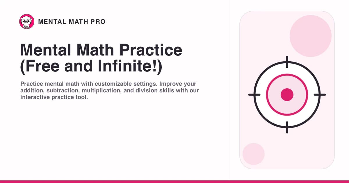 Mental Math Speed Test